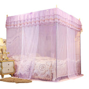 Four-Corner Sheer Mesh Bed Canopy – 150 × 200 × 200cm