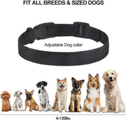 Shock Collar, Waterproof & Rechargeable Bark Collar w/5 Adjustable Sensitivity and 7 Progressive Levels Using Beep & Shock.(Silver)