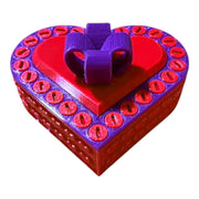 Screw-Closed Heart-Shaped Prank Gift Box