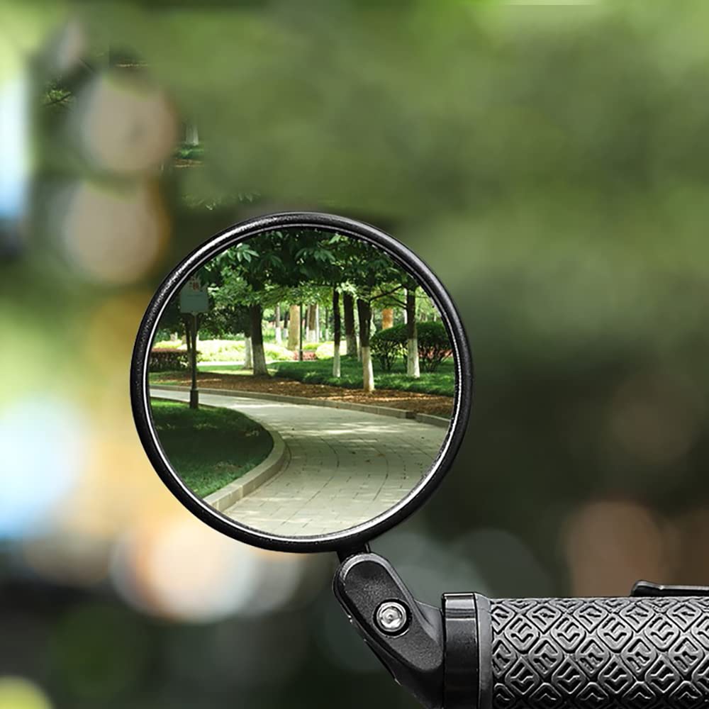 2-Pack 360° Adjustable Bicycle Handlebar Mirrors