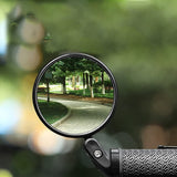 Bike Mirror(2 Pack),Bicycle Mirrors,Handlebar Rearview Mirror,Easy to Install,360° Rotating Adjustable Safety Convex Mirror with Wide Filed of View for Road Mountain Bike