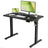 ERGOMAKER Electric Height Adjustable Standing Desk 140x60cm (55.1"x23.6"), Sit Stand Desk with Splicing Top for Home Office (White Frame + White Desktop)