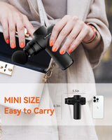Massage Gun, Massage Gun Deep Tissue, with 10 Speed Levels, Type-C Charging, Portable Handheld Muscle Massager, Home and Office Use, Ideal Gifts for Men