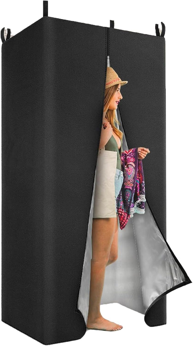 Portable Changing Room | Mobile Privacy Changing Tent | Waterproof Foldable Dressing Room for Backyard, Beach, Travel, Boat