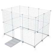 20-Piece Modular Wire Small-Animal Enclosure – 35 cm Panels
