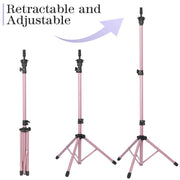34–57-Inch Pink Wig-Head Tripod Starter Set