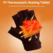 Rechargeable Heated Gloves – 3 Heat Levels & Touchscreen-Compatible Fingers