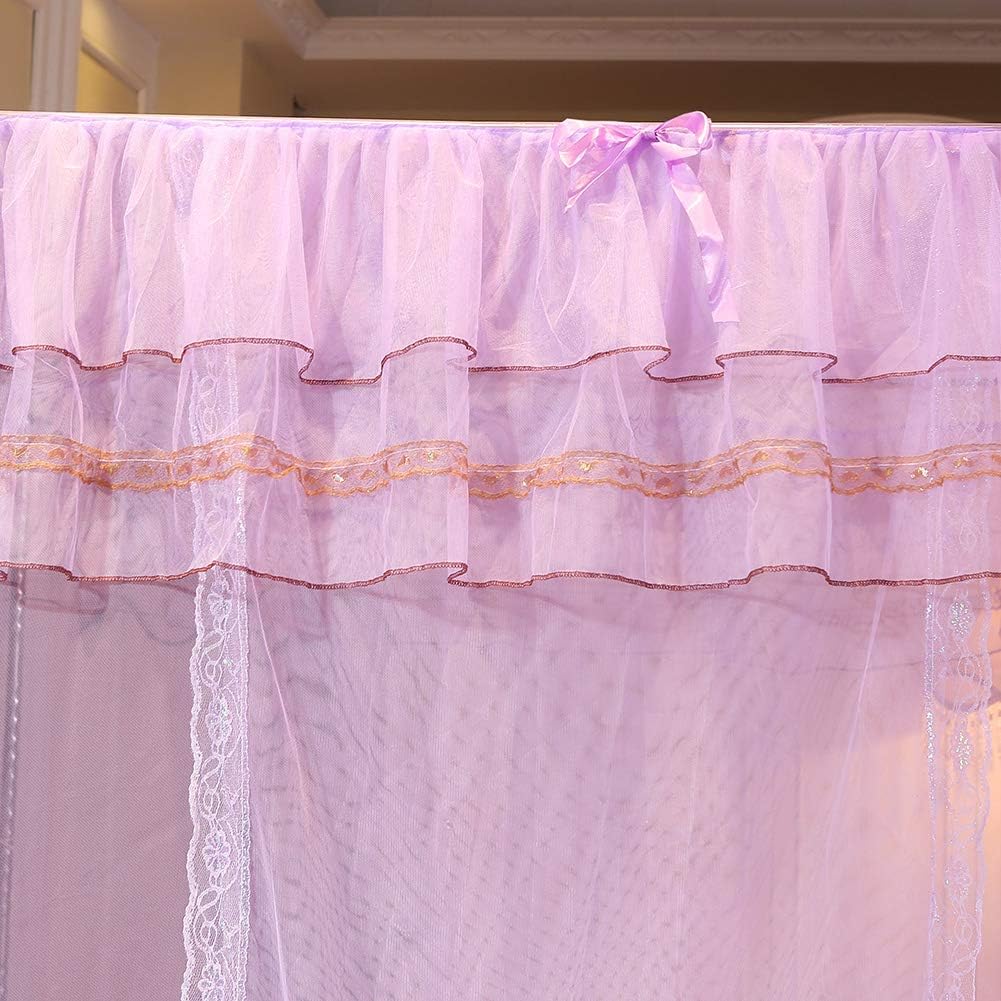 Four-Corner Sheer Mesh Bed Canopy – 150 × 200 × 200cm