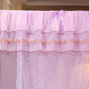 Four-Corner Sheer Mesh Bed Canopy – 150 × 200 × 200cm