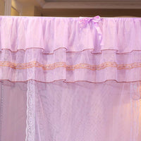 Four-Corner Sheer Mesh Bed Canopy – 150 × 200 × 200cm