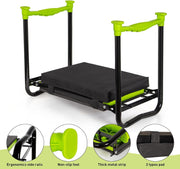 Foldable Garden Kneeler & Seat with EVA Pads and Tool Bag – Up to 150 kg