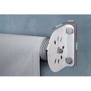 3 × 2.5 m Manual Outdoor Roller Blind – Grey