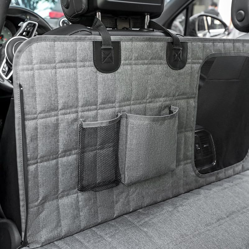 6-Layer Dog Car Seat Hammock with Mesh Window – 135 × 149 cm