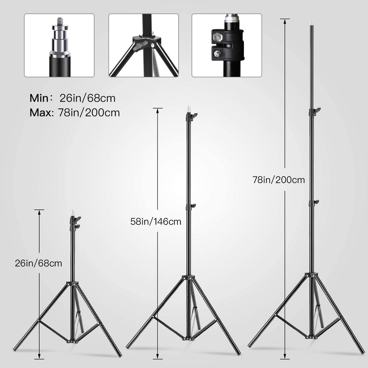 Photography Softbox Lighting Kit 2x150W 3200-6000K Dimmable RGB Soft Box Lights LED Continuous Lighting Kit Studio Equipment for Portrait Product Fashion Shooting.