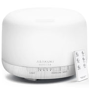500ml Essential Oil Diffuser, 5 in 1 Ultrasonic Aromatherapy Fragrant Oil Diffusers, Vaporizer Humidifier with Remote Control, Timer, Auto-Off Safety Switch, 7 LED Light Colors