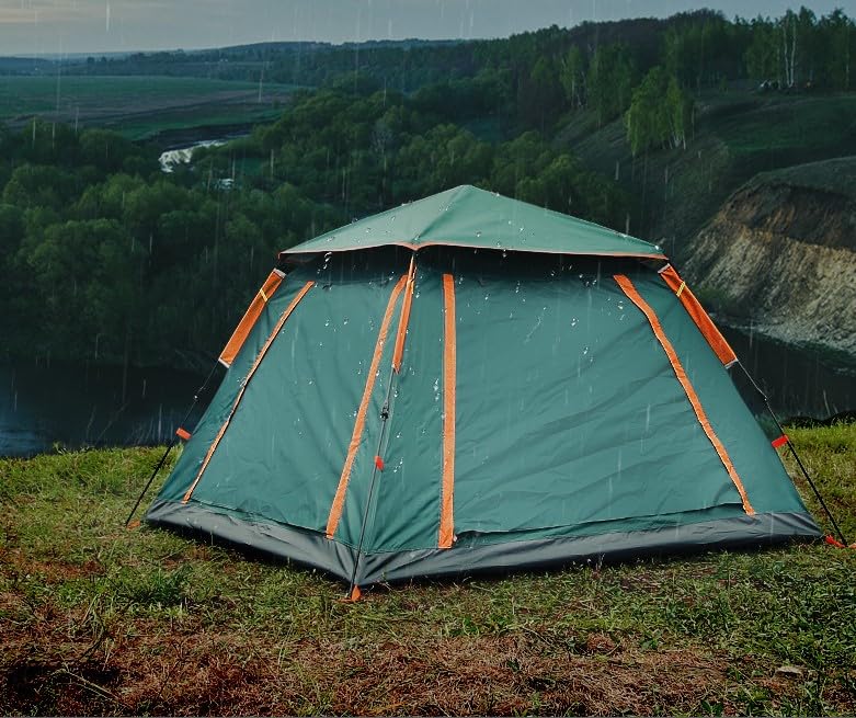 5–8 Person Instant Family Tent with Skylight & Rainfly