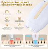 Laser Hair Removal Device IPL Hair Removal Permanent for Women at-Home, Painless Laser Hair Remover Whole Body Armpits Back Legs Arms Face Bikini Line
