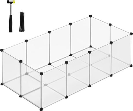 Transparent pet playpen