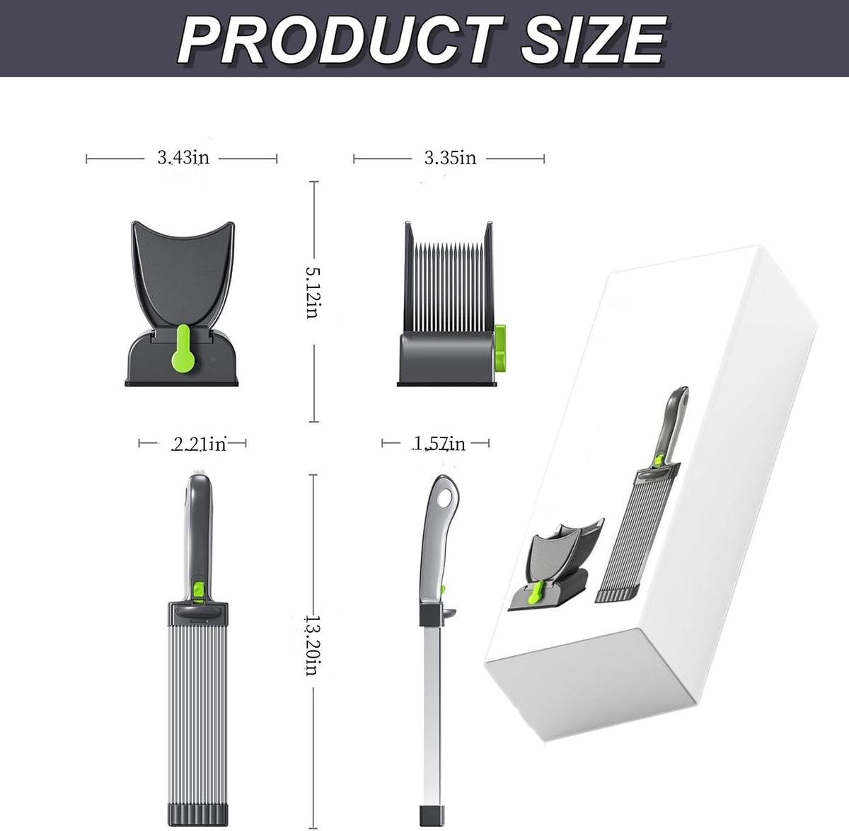 Manual Fresh-Meat Slicer & Cleaver Set – Black
