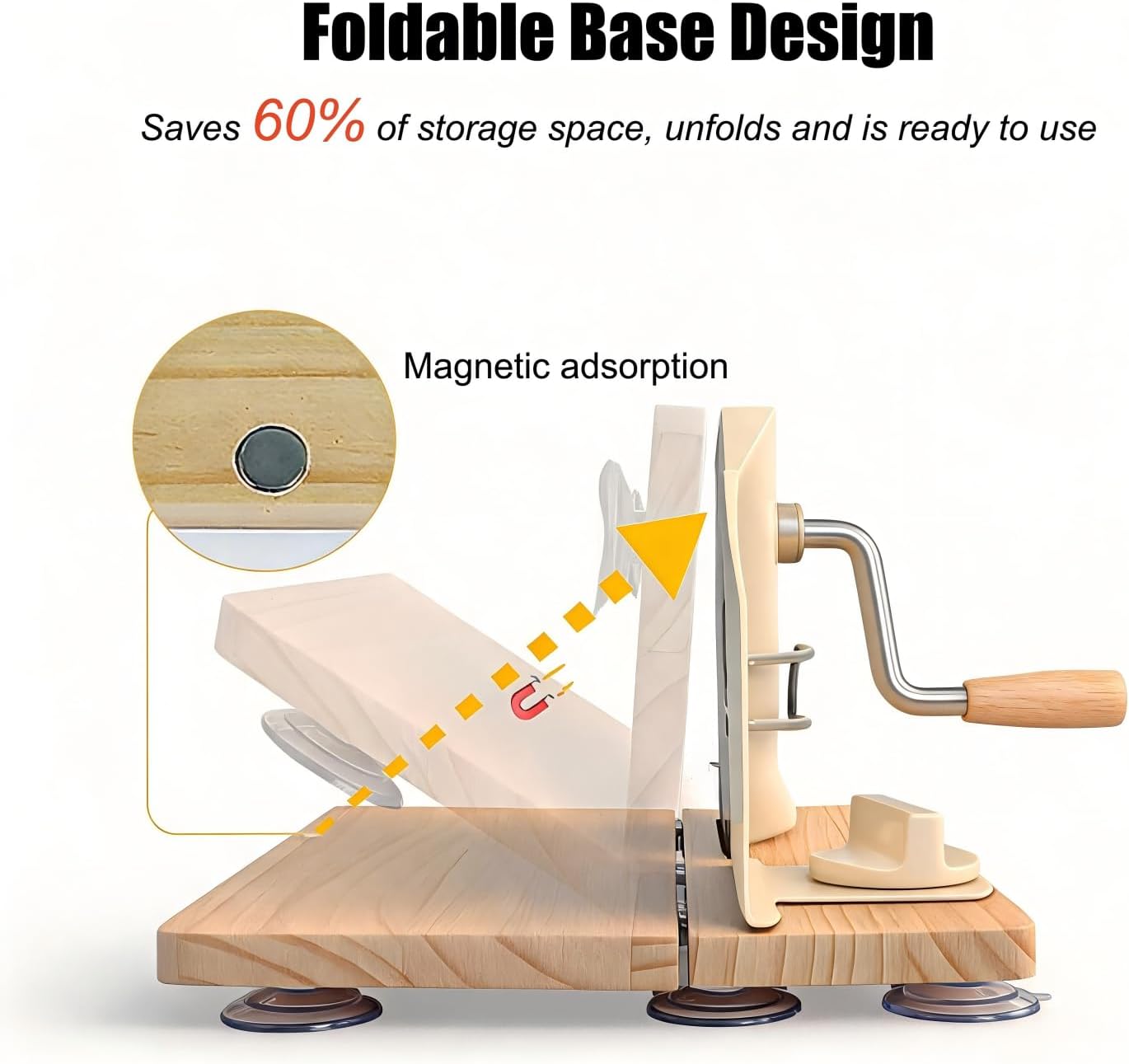 Manual Bread Slicer - Hand-cranked Bread Slicer