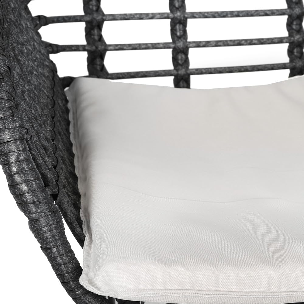 3-Piece Grey Outdoor Bistro Set