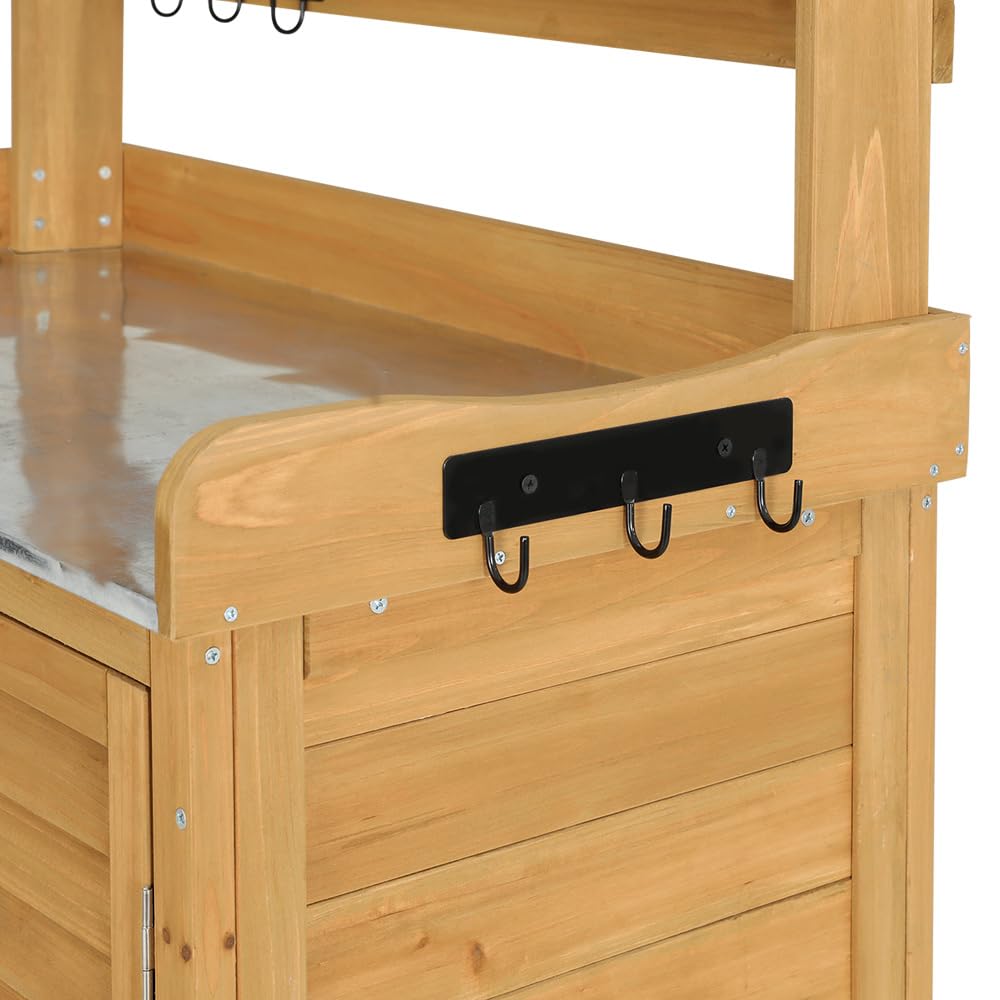 Gardeon 120 cm 3-Tier Outdoor Storage Cabinet