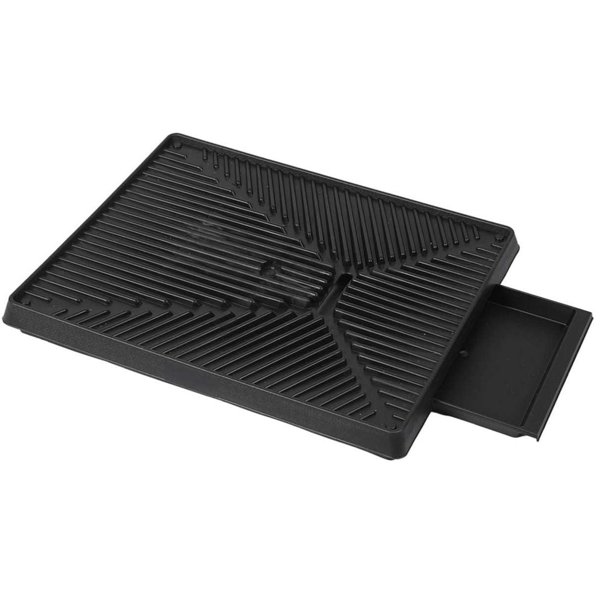 3-Layer Dog Toilet Tray with 2 Grass Mats & Splash Wall