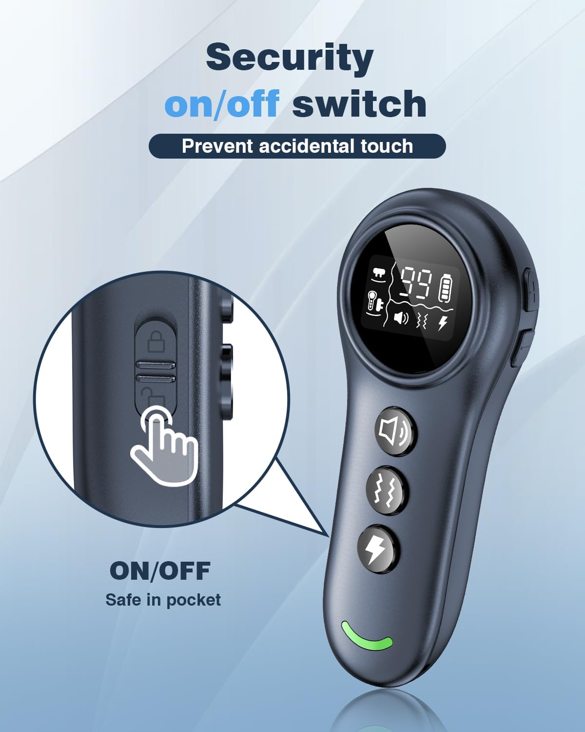2-in-1 Dog Bark & Training Collar – 1000 m Remote & IP67
