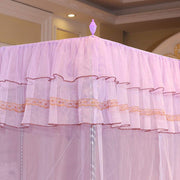 Four-Corner Sheer Mesh Bed Canopy – 150 × 200 × 200cm