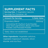 Pure for Men Original Cleanliness Stay Ready Fiber Supplement, 120 Vegan Capsules, Helps Promote Digestive Regularity. Psyllium Husk, Chia Seeds, Oat Fibre, Proprietary Formula