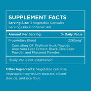 Pure for Men Original Cleanliness Stay Ready Fiber Supplement, 120 Vegan Capsules, Helps Promote Digestive Regularity. Psyllium Husk, Chia Seeds, Oat Fibre, Proprietary Formula