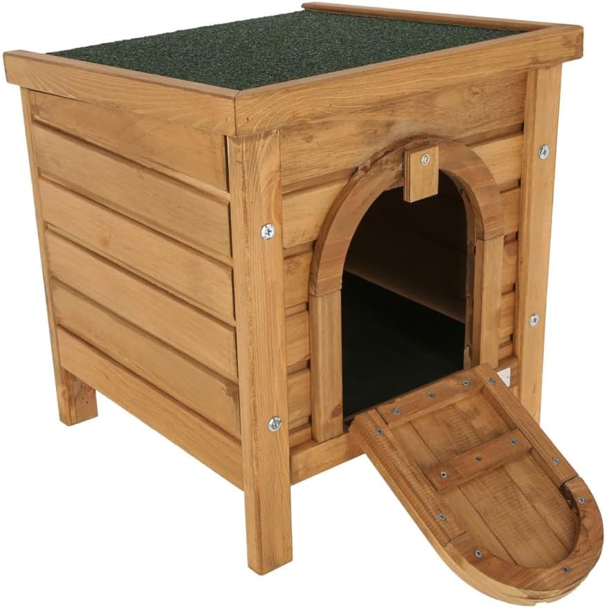Wooden outdoor small animal hutch 36x36x40cm