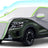 SUV Car Cover, Waterproof with Cotton Lining, Zippers & Reflective Strips UV-Resistant, Snowproof, Scratch-Resistant, Outdoor Use Compatible with Models Measuring 520x200x180CM (Sliver Green)