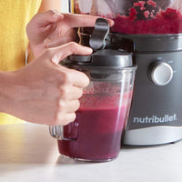 NutriBullet Juicer, Dark Grey, Juicer, High Speed Centrifugal Juicer with 800w Motor, Two Speeds, 1.5L Pulp Basin, 800ml Juice Container (NBJ07100)