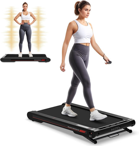 Sperax 3 in 1 Walking Vibration Pad, Under Desk Treadmill with APP, Portable Treadmills for Home, Walking Pad Treadmill with Remote Control