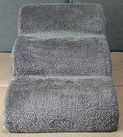3-Tier Non-Slip Foam Pet Stairs with Washable Cover