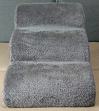 3-Tier Non-Slip Foam Pet Stairs with Washable Cover