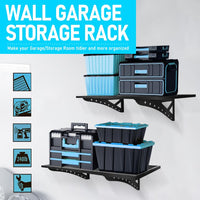 122 × 61 cm Wall-Mounted Garage Storage Shelf