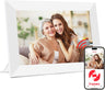 Frameo WiFi Digital Picture Frame 32GB Memory 10.1 Inch, 1280x800 HD IPS Touch Screen Photo Frame Electronic, Easy Setup, Share Photos or Videos Anywhere via Free Frameo APP