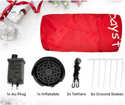 210 cm Inflatable Santa Boat LED Christmas Display