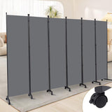 Room Divider 1 Panel Room Dividers/Wheels, Fabric Room Divider Panel for Office Room Partitions and Dividers, Portable Partition Wall Divider for Room Separation, Flexible Privacy Screen Indoor