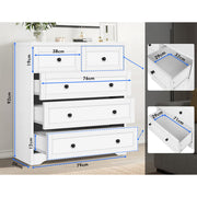 5-Drawer Tallboy Storage Cabinet