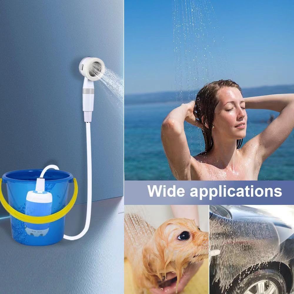 Portable Rechargeable Camping Shower Pump
