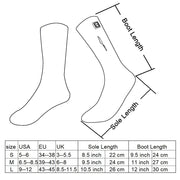 Rechargeable Heated Socks with 3 Heat Levels – 3 Sizes