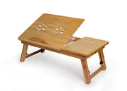 Foldable Bamboo Laptop Bed Desk & Tray