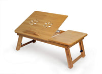 Foldable Bamboo Laptop Bed Desk & Tray