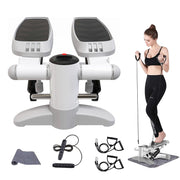 Portable Mini Stepper with LCD Monitor, Bands & Mat