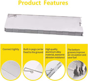 10-Panel Folding Aluminium Camping-Stove Windscreen