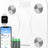 Smart Weight Scale, INSMART Bluetooth Bathroom Scales with BMI Analyze, Digital Body Fat Scale with Smartphone APP, Body Fat Weighing Scale with 17 Body Composition - Black
