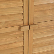 Gardeon 120 cm 3-Tier Outdoor Storage Cabinet